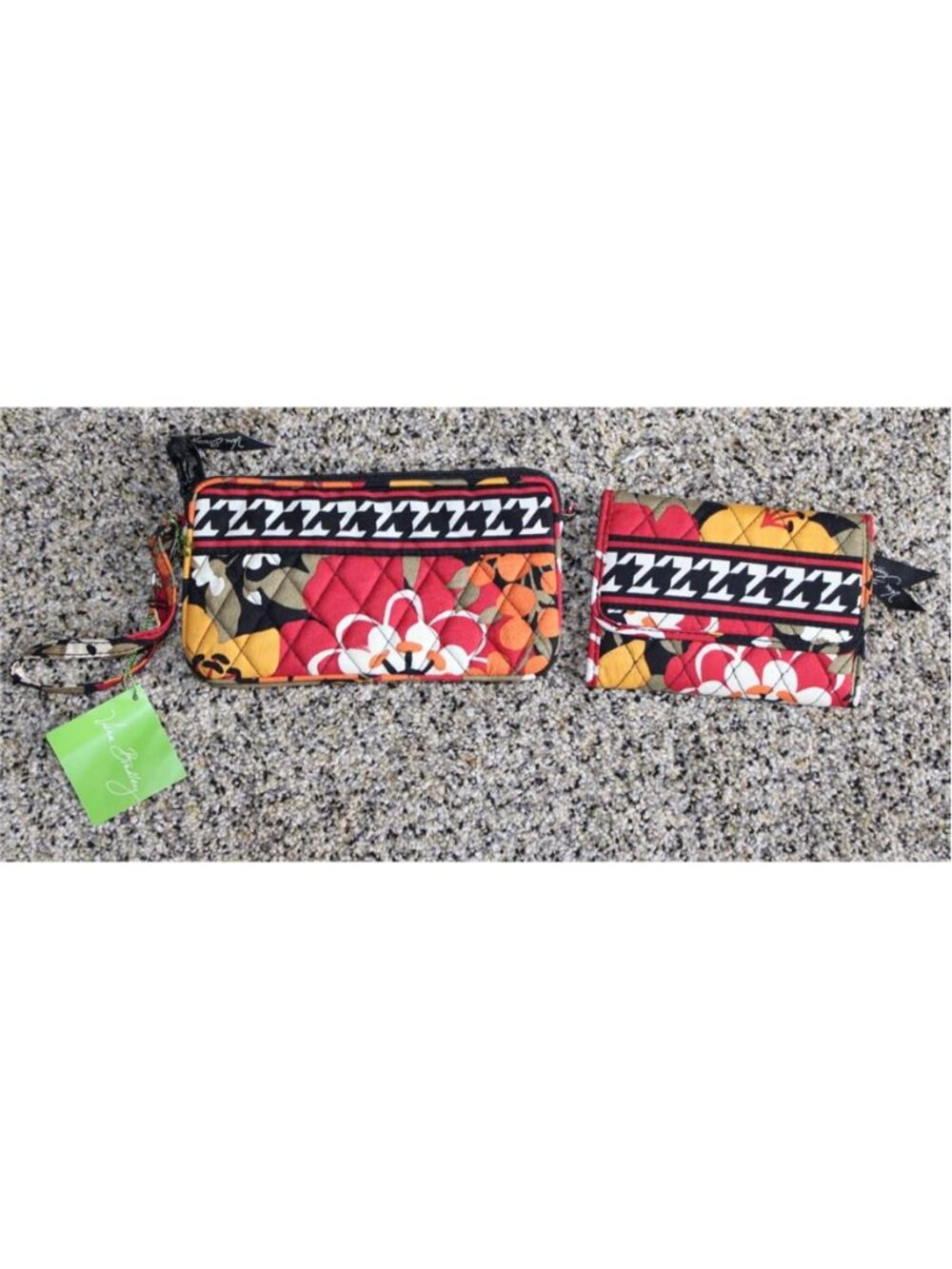 NWT Vera Bradley Bittersweet LOT Euro Wallet Wristlet Quilted Fall Florals